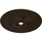 Ekena Millwork Galveston Ceiling Medallion (Fits Canopies up to 4 3/4"), 36 5/8"OD x 3 5/8"ID x 2 3/8"P, Bronze CM36GLBZS - alternate 2